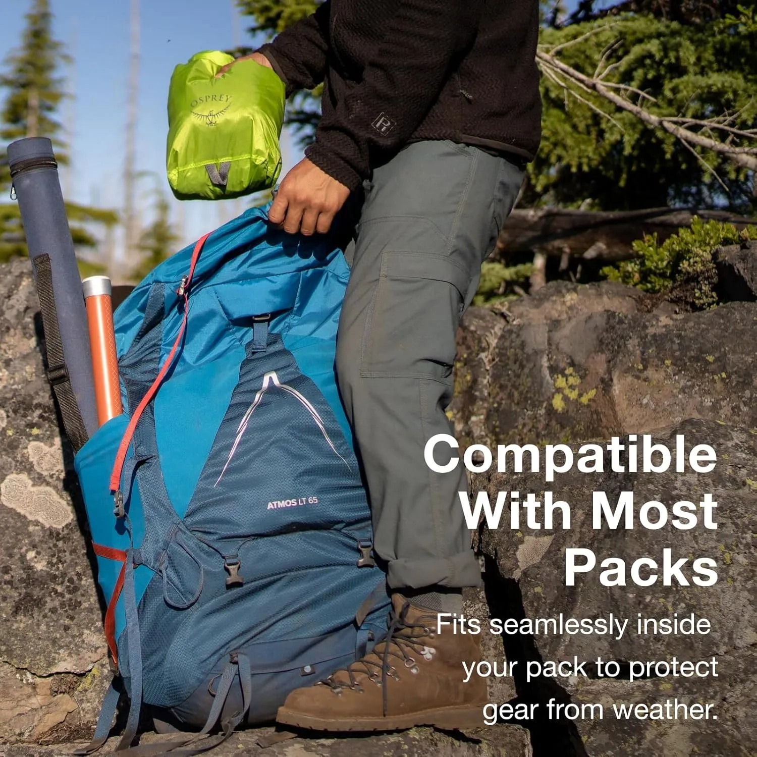 Osprey Ultralight Protective Backpack Liner, Black, Small