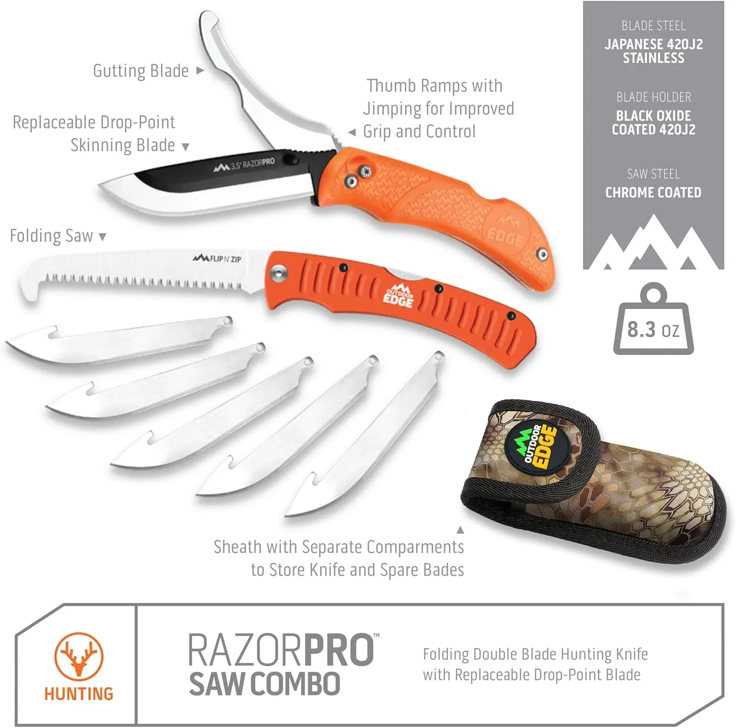 OUTDOOR EDGE Razor-Pro Saw Combo