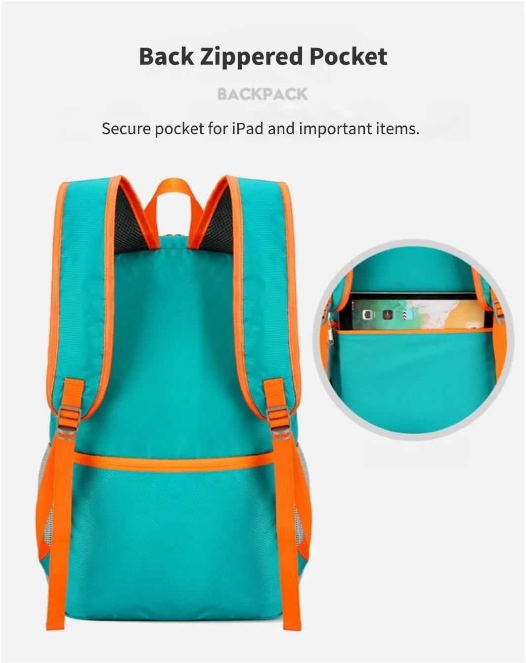 Outdoor Oxford Fabric Backpack,Hiking Cycling Backpack,Ultra-Light Multi-Functional Foldable Large Capacity Rucksack(Green)