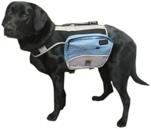 Outward Hound Kyjen Excursion Dog Backpack, Medium, Ice Blue and Elephant