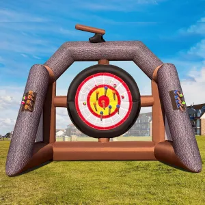 OZIS Inflatable Axe Throwing Game ，Inflatable Ball Toss Target Dart Board for Backyard School Team Birthday Party Events Outdoor Indoor