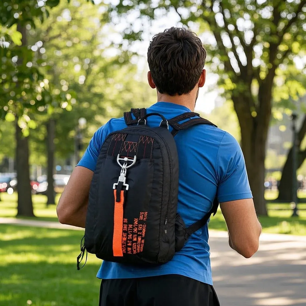 Parachute Style Outdoor Hiking Daypack