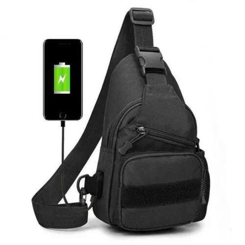 PathHawk™ Tactical Chest Sling Bag – Molle Crossbody EDC Pack