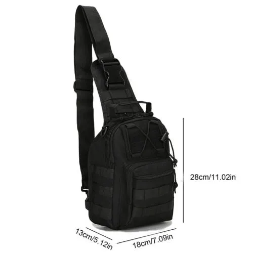 PathHawk™ Tactical Chest Sling Bag – Molle Crossbody EDC Pack
