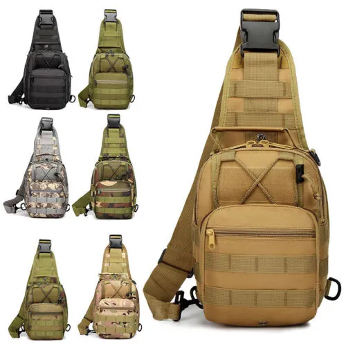 PathHawk™ Tactical Chest Sling Bag – Molle Crossbody EDC Pack