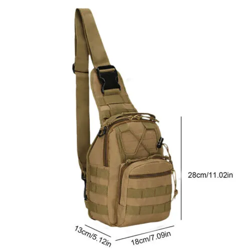 PathHawk™ Tactical Chest Sling Bag – Molle Crossbody EDC Pack