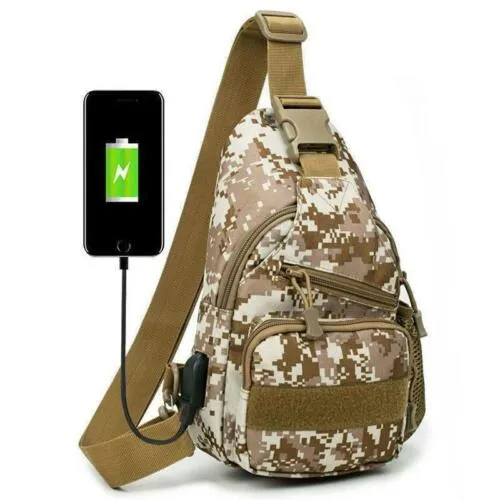 PathHawk™ Tactical Chest Sling Bag – Molle Crossbody EDC Pack