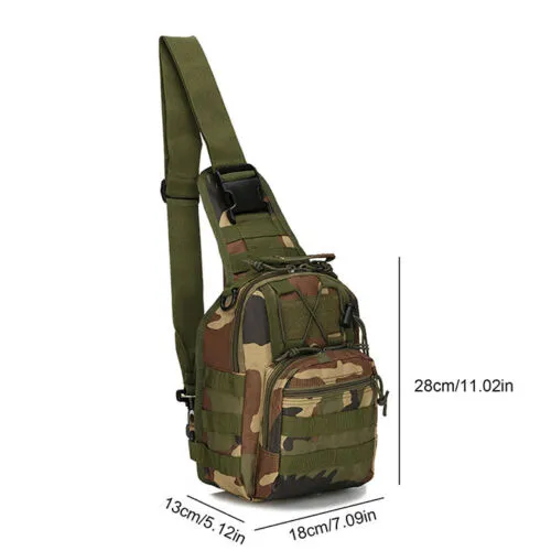 PathHawk™ Tactical Chest Sling Bag – Molle Crossbody EDC Pack