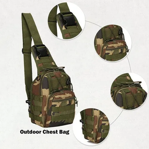PathHawk™ Tactical Chest Sling Bag – Molle Crossbody EDC Pack