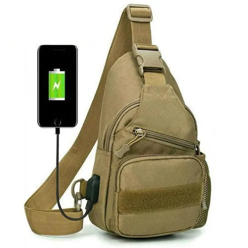 PathHawk™ Tactical Chest Sling Bag – Molle Crossbody EDC Pack