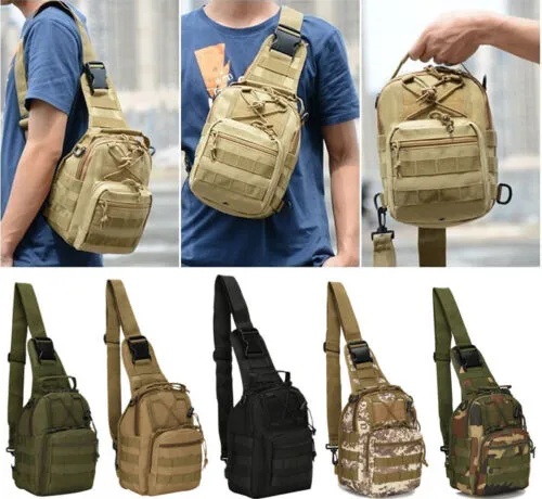 PathHawk™ Tactical Chest Sling Bag – Molle Crossbody EDC Pack