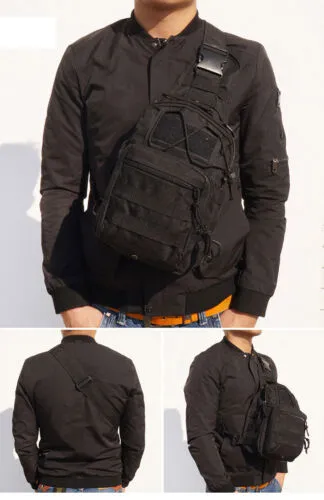 PathHawk™ Tactical Chest Sling Bag – Molle Crossbody EDC Pack