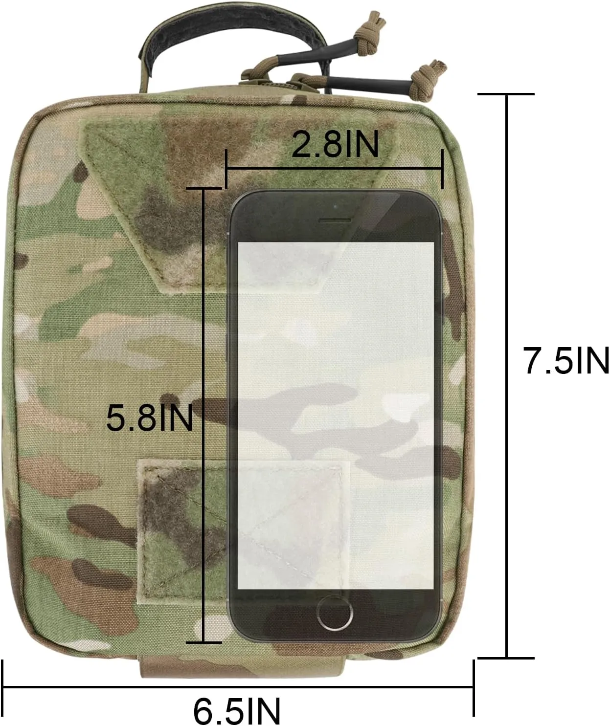 PETAC GEAR Tactical Rip Away Medical IFAK Pouch Tear Off First Aid EDC Pouches Molle & Belt Outdoor Emergency Survival Bag