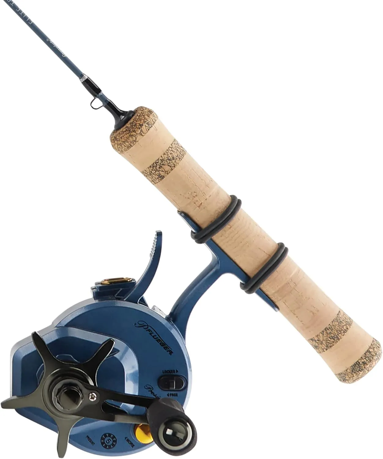 Pflueger President Inline Reel and Fishing Rod Combo, Light