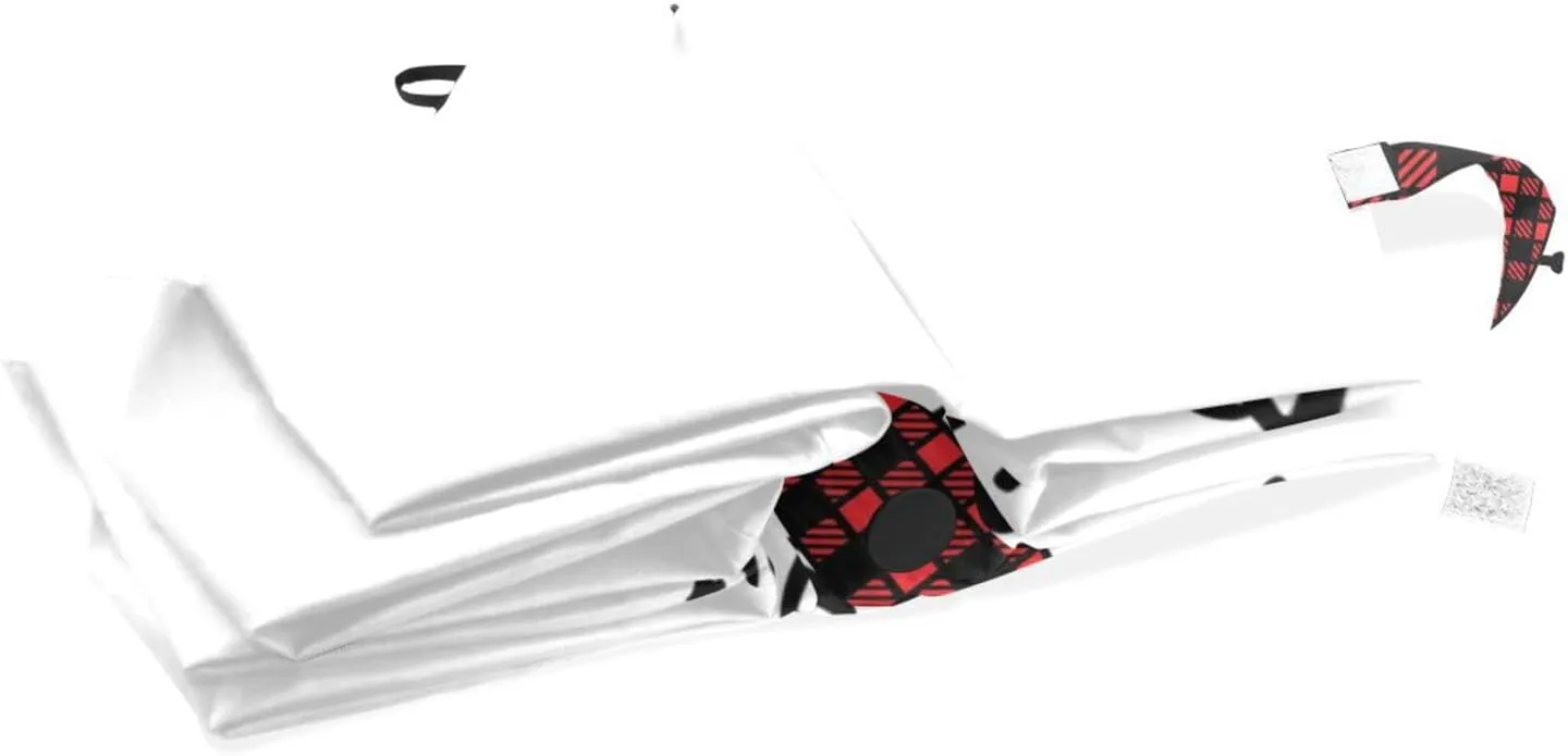 Poeticcity Travel Umbrella, Hand Open Close Windproof Waterproof Folding Umbrella, Black Tape Compact Canopy Strong Anti UV Ray Parasol