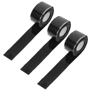 POPETPOP Waterproof Heat Proof Silicone Tape 3 Rolls Easy to Apply for Pipe Wire Leak Fixes for Home Auto