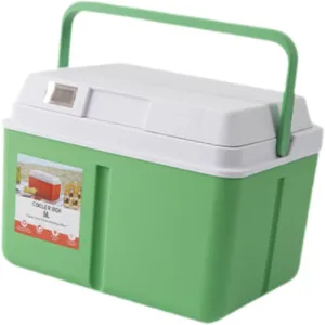 Portable Cooler Box Food Preservation Box Lightweight for Outdoor Picnic with Lock Lid Versatile Cold and Hot Insulated Case