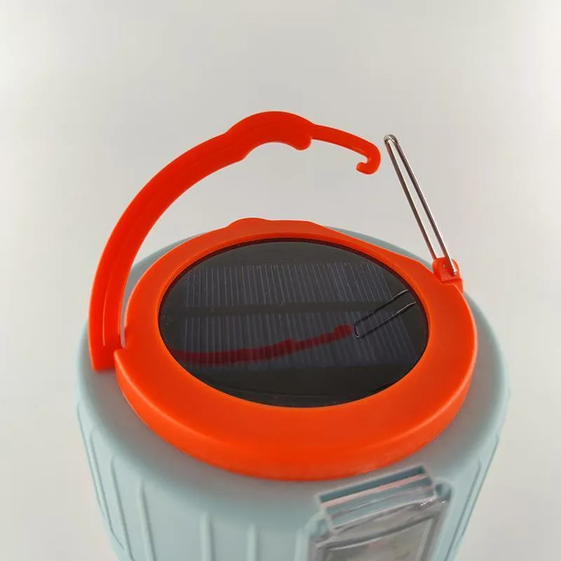 Portable LED Solar Camping Light Lantern Outdoor Tent Lamp USB Rechargeable AU