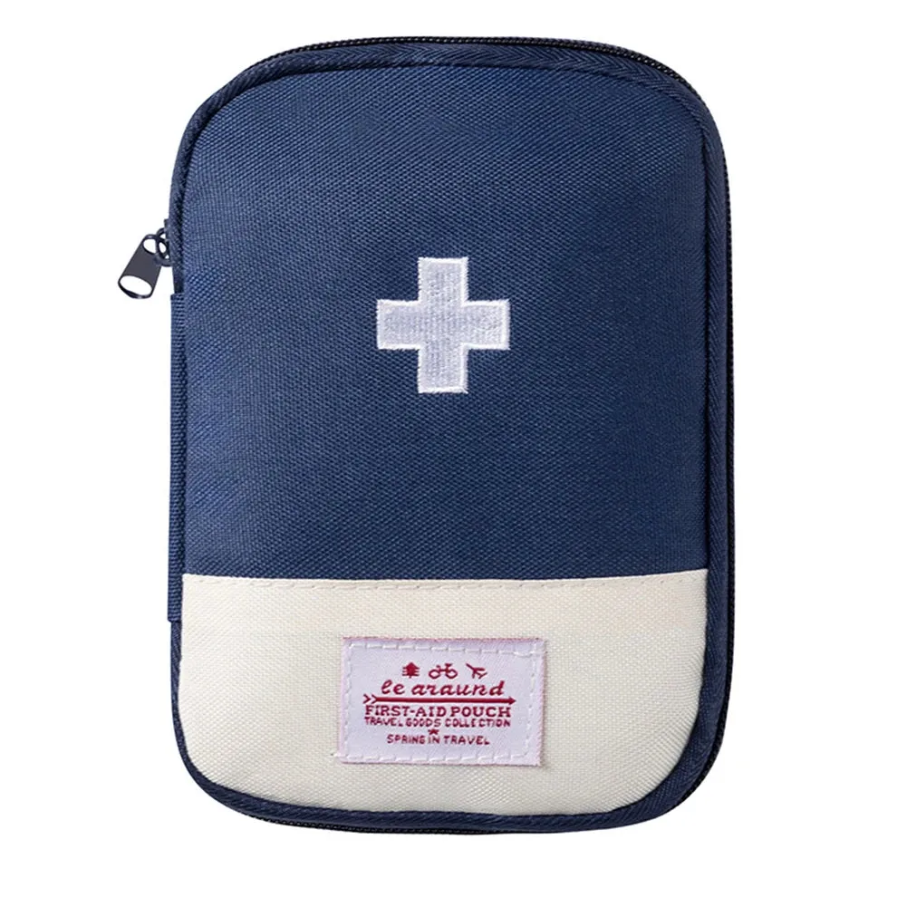 Portable Small First Aid Kit – Travel & Camping Emergency Medicine Storage Bag for Home & Outdoor Use