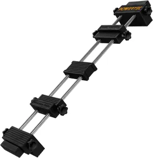 POWERTEC Sharpening Stone Holder, Adjustable Knife Sharpener Holder 3-1/4" to 14-1/4", Non-Slip Rubber Base Sink Bridge for Whetstone, Wet Stone, Diamond Stones, Water Stones, Oil Stones (71671)