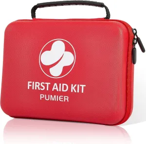 Premium First Aid Kit, 368pcs Waterproof Compact Hard Case for Home, Car, Travel, Businesses, Public Must Have -Emergency Essentials Gear for Camping, Hiking, Vehicle, Boat, Worksite - Survival Kit