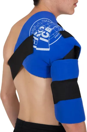 Pro Ice Wearable Youth Shoulder and Elbow Ice Pack Wrap | with Reusable Ice Packs & Adjustable Straps | Arm Ice Pack Wrap for Pitchers - PI-220