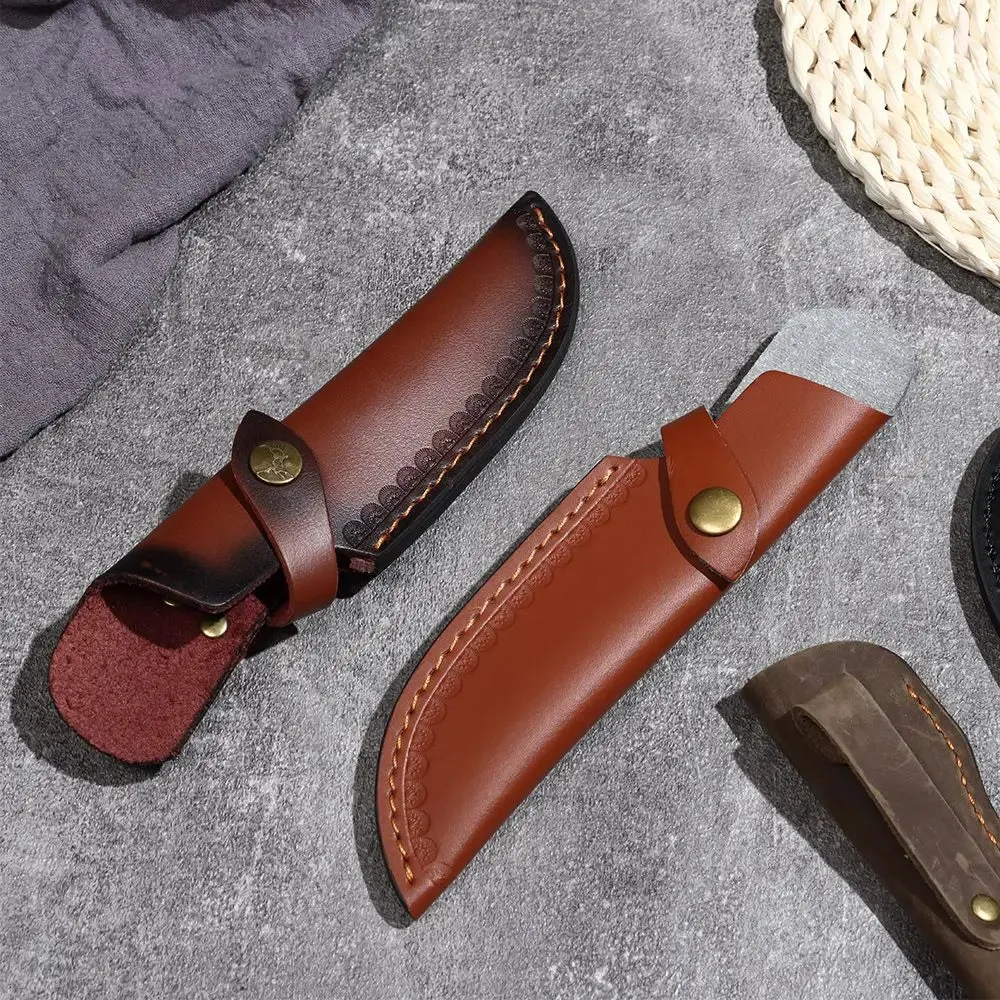 Protective Cover Leather Sheath Belt Knife Multi-function Tool