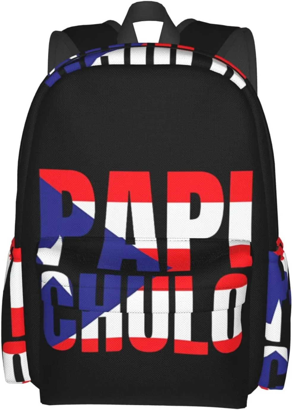 Puerto Rico Flag Backpack Large Capacity Backpack Lightweight Double Shoulder Bag For Women Men Travel