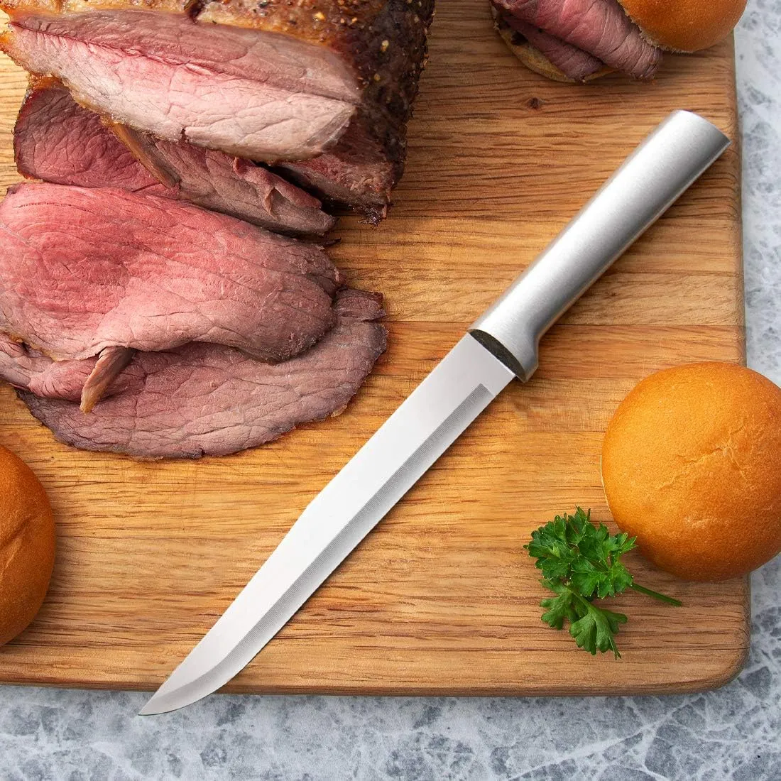 Rada Cutlery Slicer Knife, Made in USA, Silver Handle
