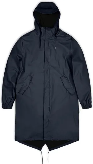 RAINS Fishtail Parka Coat for Men and Women - Waterproof jacket with Elasticated cuffs