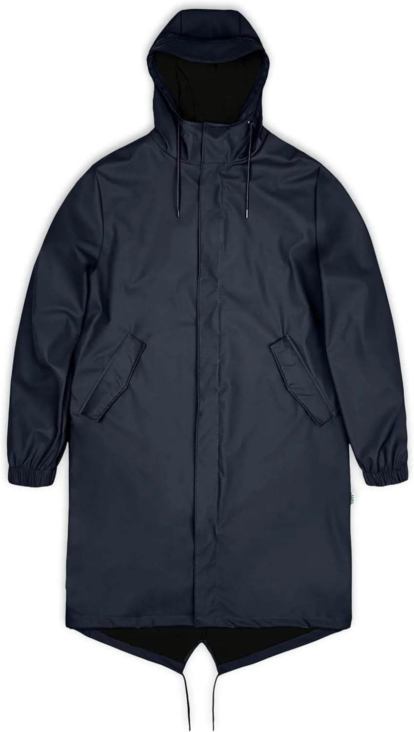 RAINS Fishtail Parka Coat for Men and Women - Waterproof jacket with Elasticated cuffs