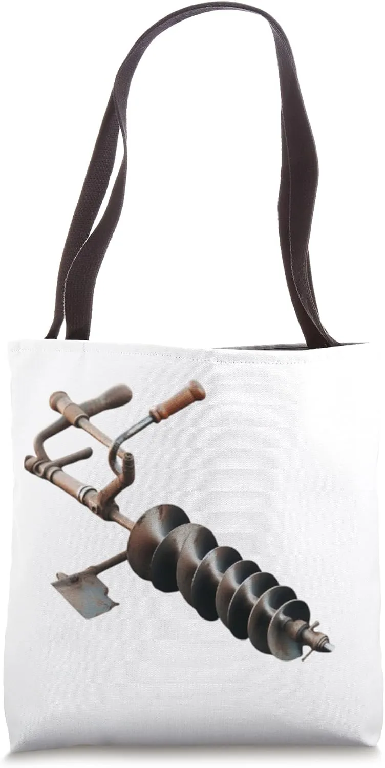 Really Like Augers - Auger Ice Fishing Digging Tote Bag