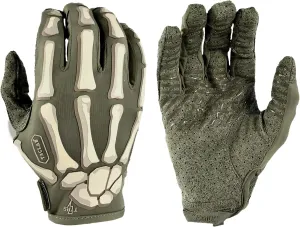 Reaper Ghost Green Skeleton Gloves - Thin and Lightweight for Airsoft, Paintball, Cycling, Motorcycle, Multipurpose (Medium)