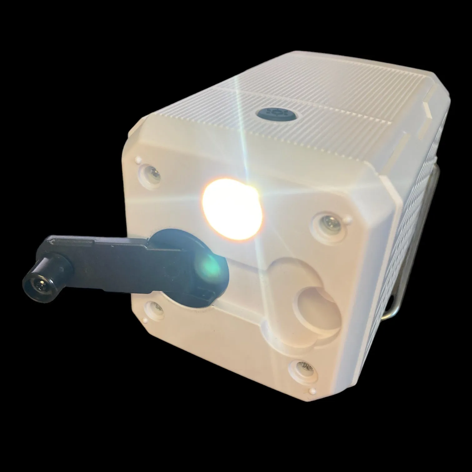 Rechargeable Camping Lantern & Power Bank with Solar Panel & Hand Crank