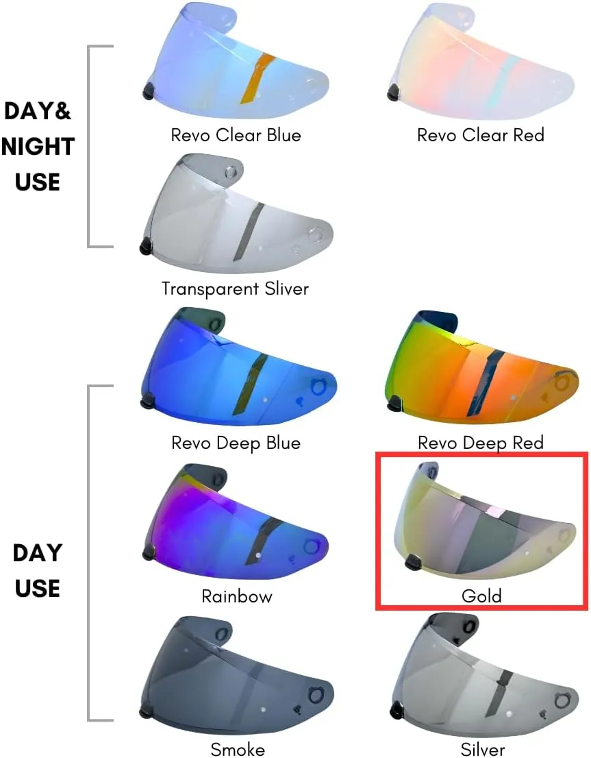 Replacement Motorcycle Helmet Shield for I10 I70 HJ-31 Helmet Visor Shield Anti-Scratch Wearproof Windproof Universal Helmet Accessories