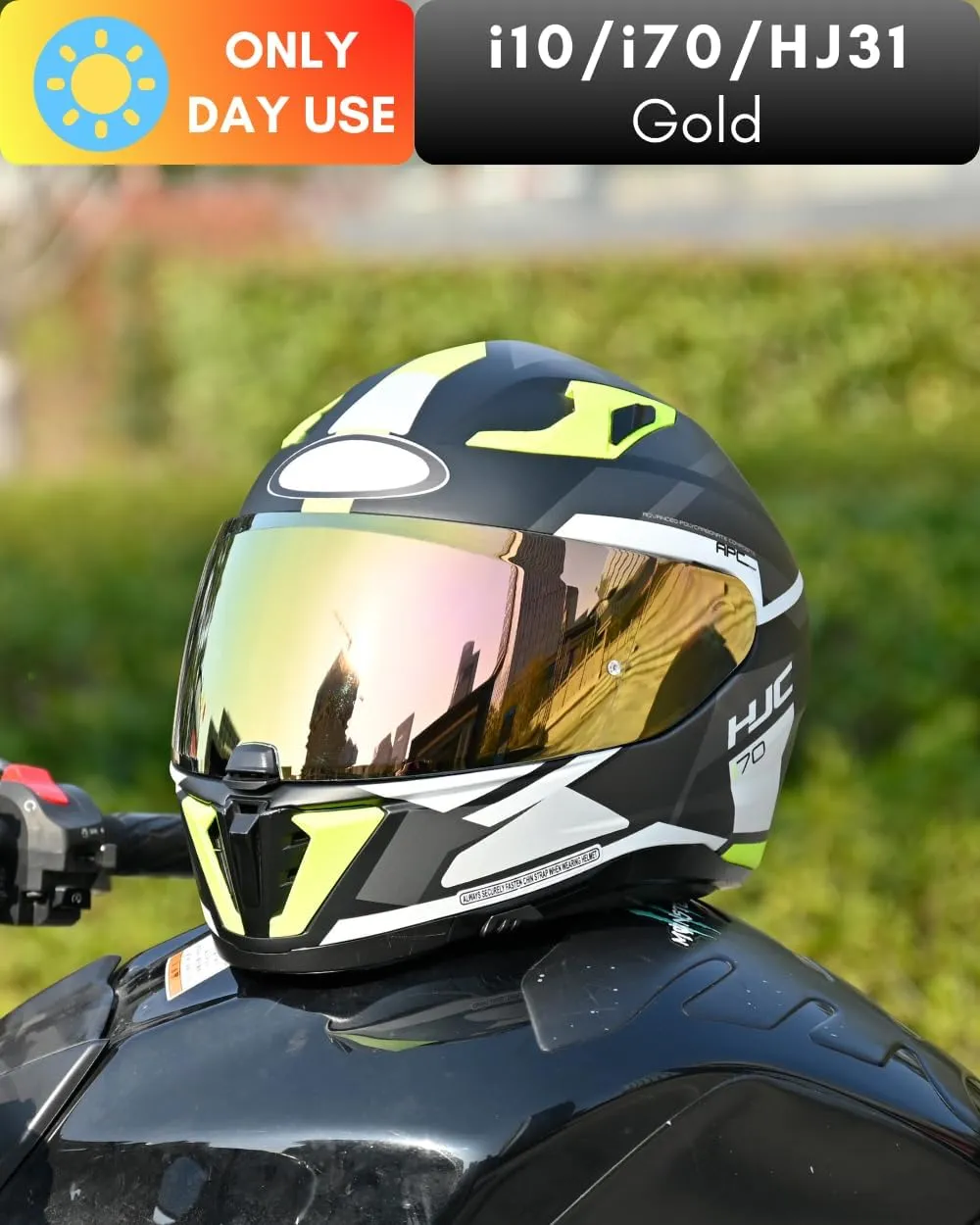Replacement Motorcycle Helmet Shield for I10 I70 HJ-31 Helmet Visor Shield Anti-Scratch Wearproof Windproof Universal Helmet Accessories