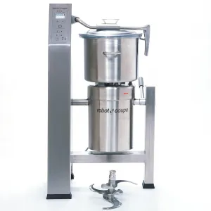 Robot Coupe R30T 2-Speed Vertical Cutter Mixer Food Processor with 31-Quart Stainless Tilt Cutter Bowl, Grey