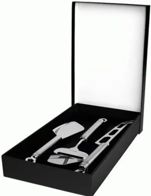 Rösle 13065 Cheese Set in Gift Box, One Size, Silver