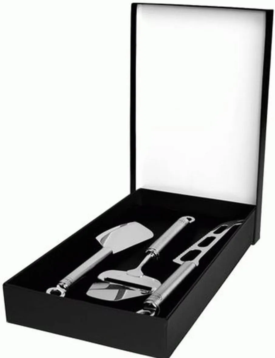Rösle 13065 Cheese Set in Gift Box, One Size, Silver