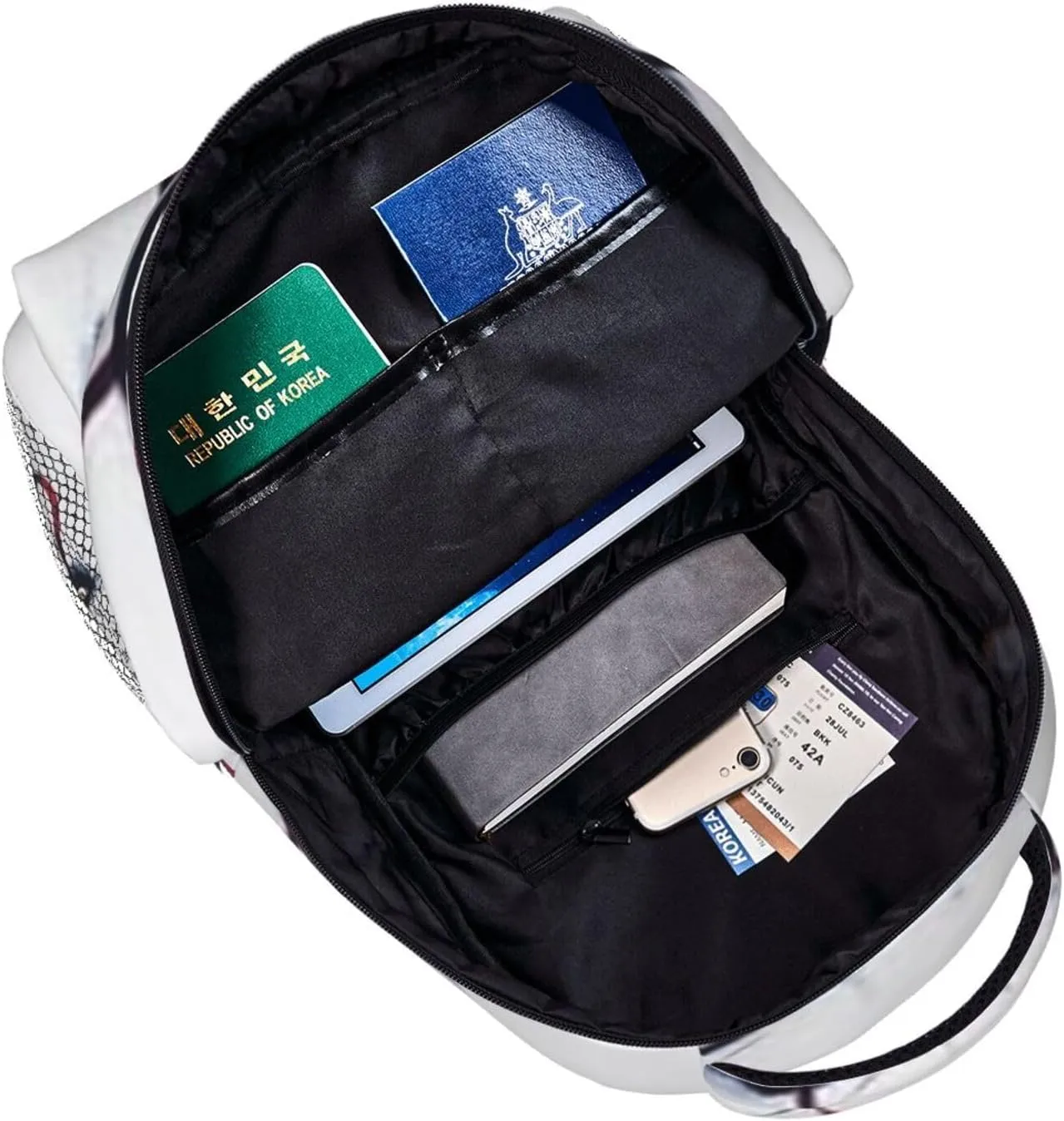 S-tephen King's IT Casual Student Backpack With Adjustable Shoulder Straps And Cushioned Back For Comfort Black