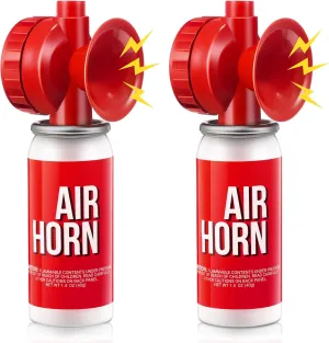 Saillong 1.4oz Boat Air Horn for Safety, Loud Marine Air Horns Can, Mini Small Blow Fog Bear Horn, Emergency Use for Sporting Events, Boat, Animal Alarm