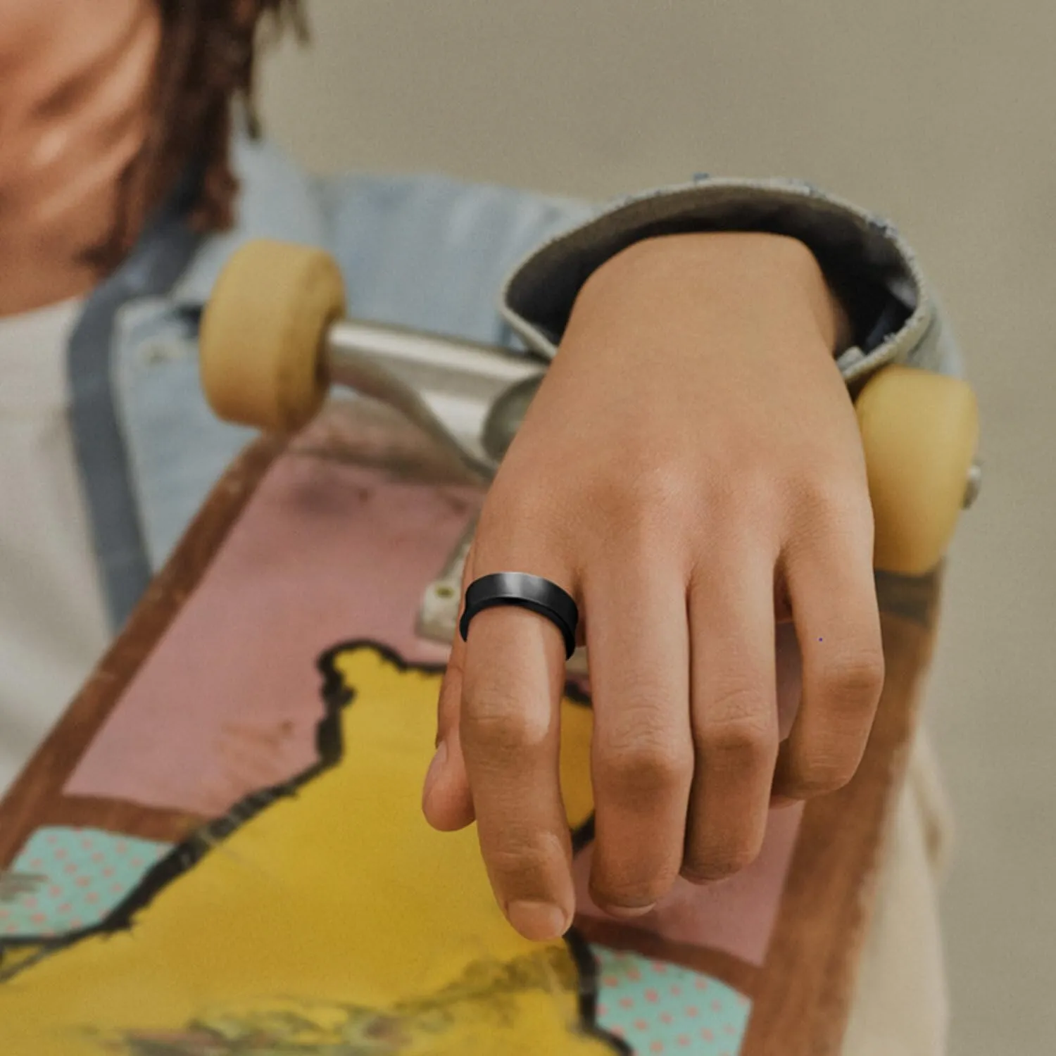 SAMSUNG Galaxy Ring, AI Smart Ring, Size First w/Sizing Kit, No App Subscription, Fitness Monitor, Sleep Tracker, Up to 7-Day Battery, Size 13, Titanium Black [US Version, 1Yr Manufacturer Warranty]
