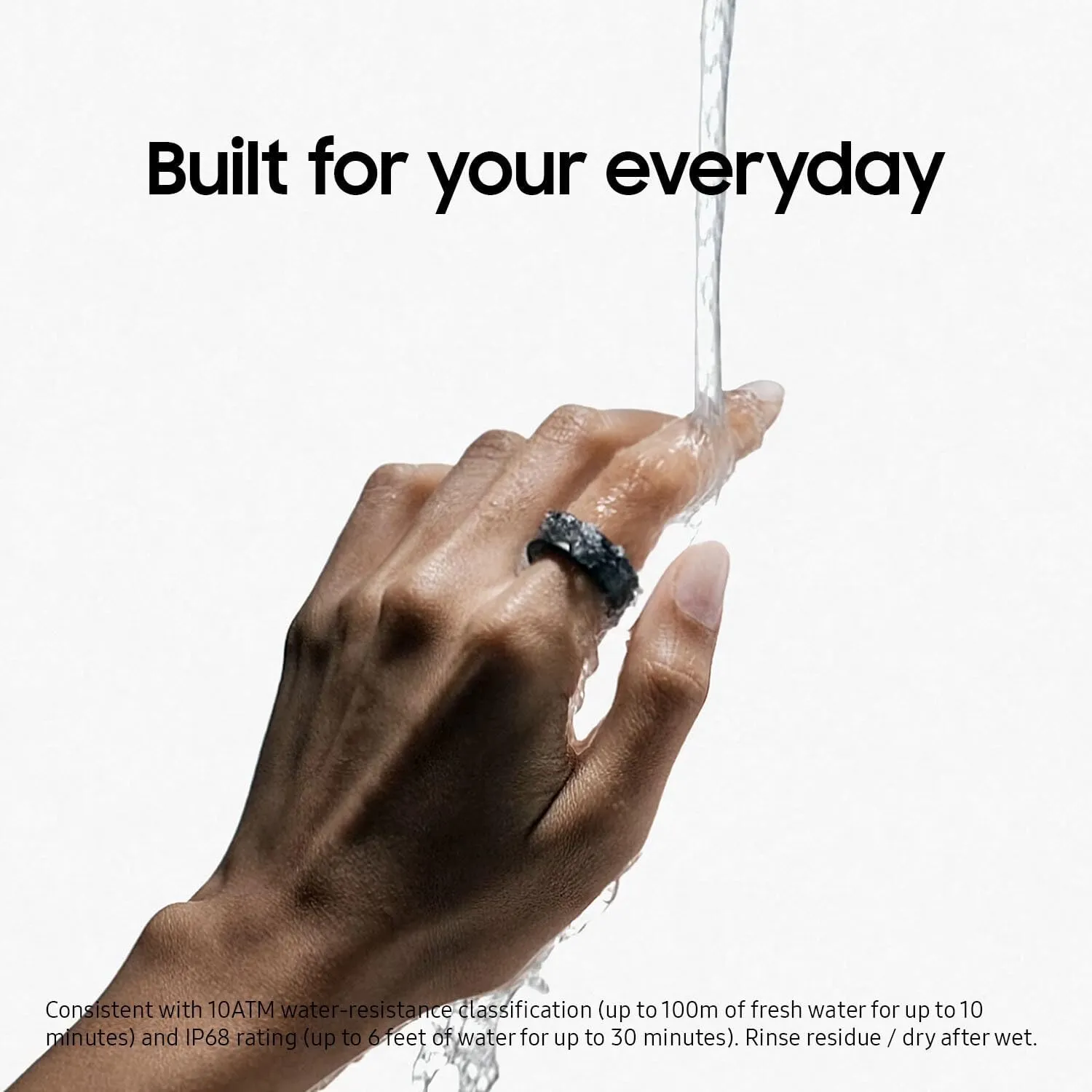 SAMSUNG Galaxy Ring, AI Smart Ring, Size First w/Sizing Kit, No App Subscription, Fitness Monitor, Sleep Tracker, Up to 7-Day Battery, Size 13, Titanium Black [US Version, 1Yr Manufacturer Warranty]