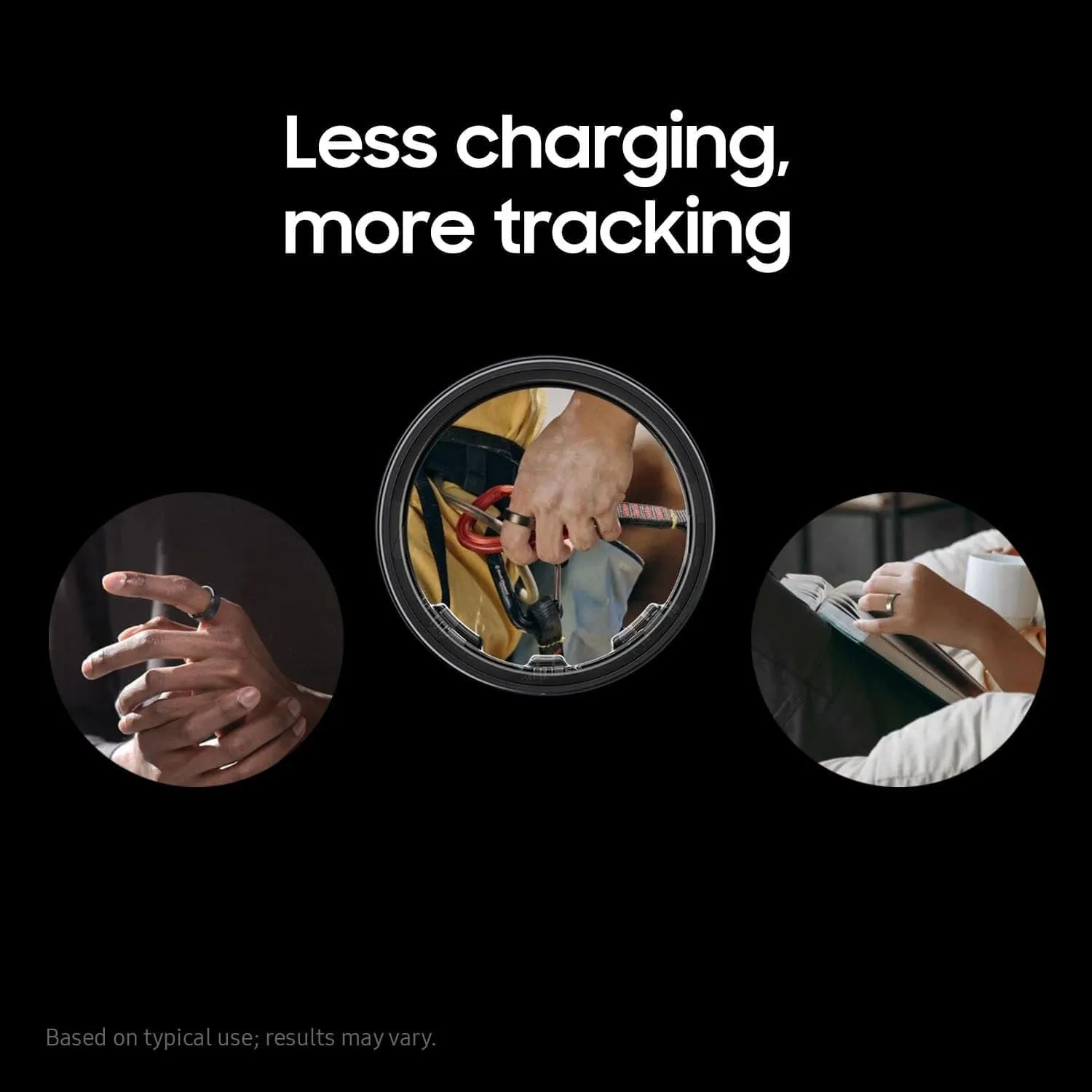 SAMSUNG Galaxy Ring, AI Smart Ring, Size First w/Sizing Kit, No App Subscription, Fitness Monitor, Sleep Tracker, Up to 7-Day Battery, Size 13, Titanium Black [US Version, 1Yr Manufacturer Warranty]