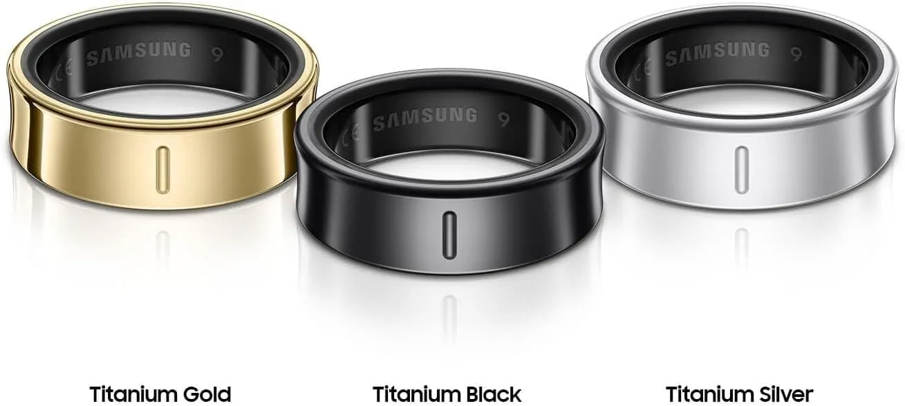 SAMSUNG Galaxy Ring, AI Smart Ring, Size First w/Sizing Kit, No App Subscription, Fitness Monitor, Sleep Tracker, Up to 7-Day Battery, Size 13, Titanium Black [US Version, 1Yr Manufacturer Warranty]