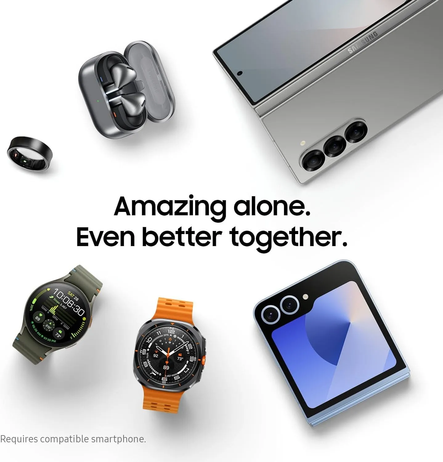 SAMSUNG Galaxy Ring, AI Smart Ring, Size First w/Sizing Kit, No App Subscription, Fitness Monitor, Sleep Tracker, Up to 7-Day Battery, Size 13, Titanium Black [US Version, 1Yr Manufacturer Warranty]