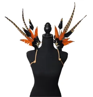 Savannah Blaze Feather Small Collar Wings