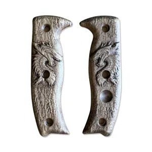 Scales compatible with ESEE-5/6 knife (Maple Dragon)