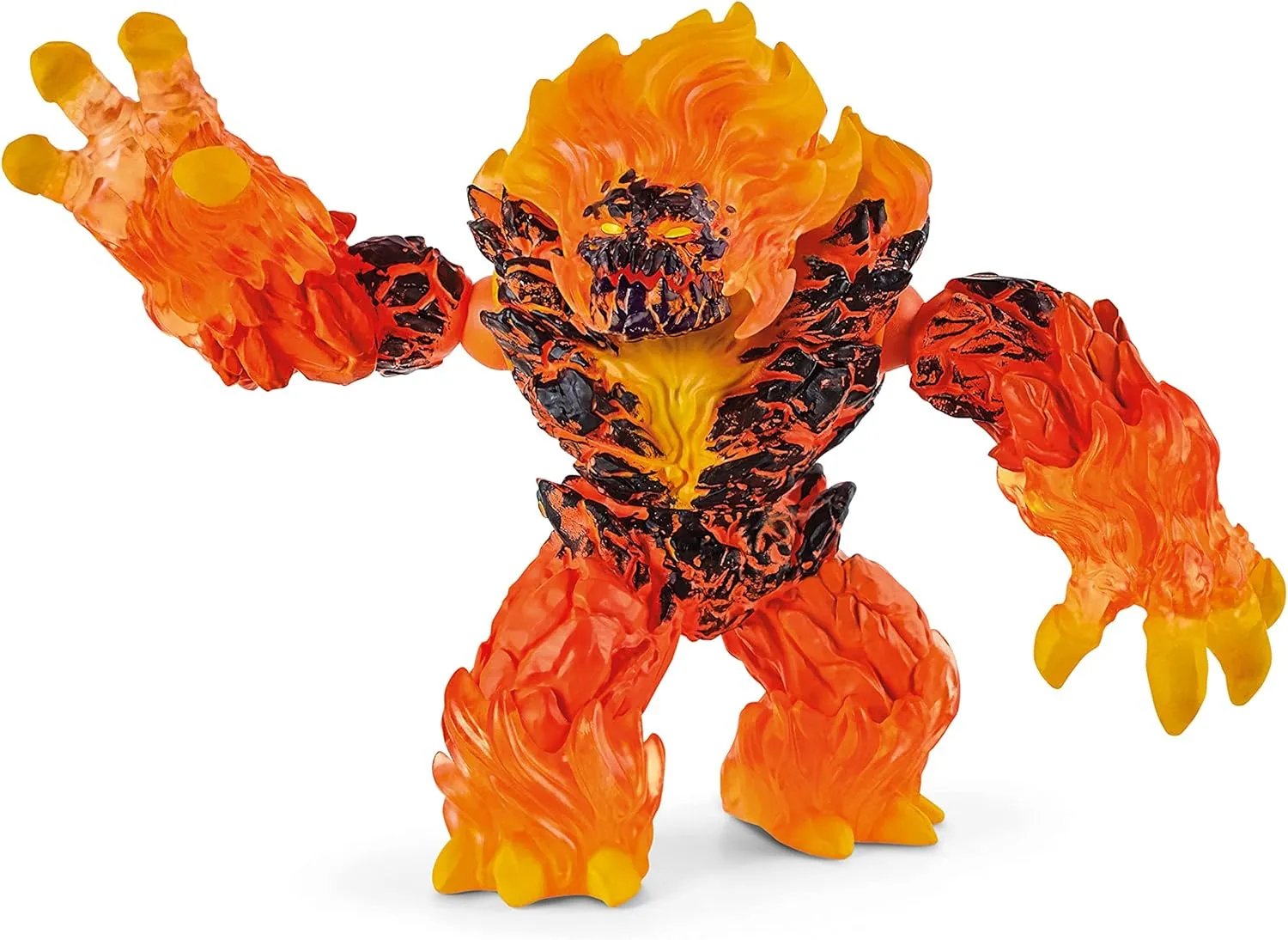 Schleich Eldrador Creatures - 7" Lava Smasher Monster - Fun Movable Magma Monster Action Figure for Boys and Girls - Fantasy Fire Beast Figurine - Durable Elemental Creature - Toys for Kids Ages 7 