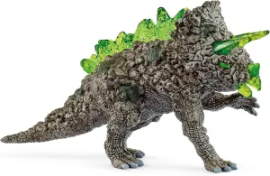 Schleich Eldrador Creatures - Mythical, 6" Stone Triceratops. Cool Detailed Dinosaur Action Figure for Boys and Girls. Fun, Imaginative Play Figurine, Animal Beast Monster Toys for Kids Ages 7 , 70828